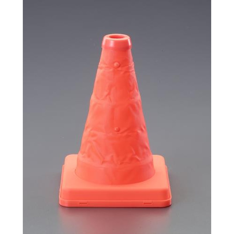 エスコ EA983FT-201 130x130x200mmカラーコーン(伸縮式・オレンジ) 1個（ご注文単位1個）【直送品】