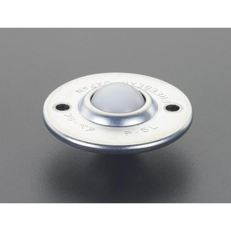 エスコ EA986S-61 41.3x19.3mm［樹脂製]ボールキャスター 1個（ご注文単位1個）【直送品】