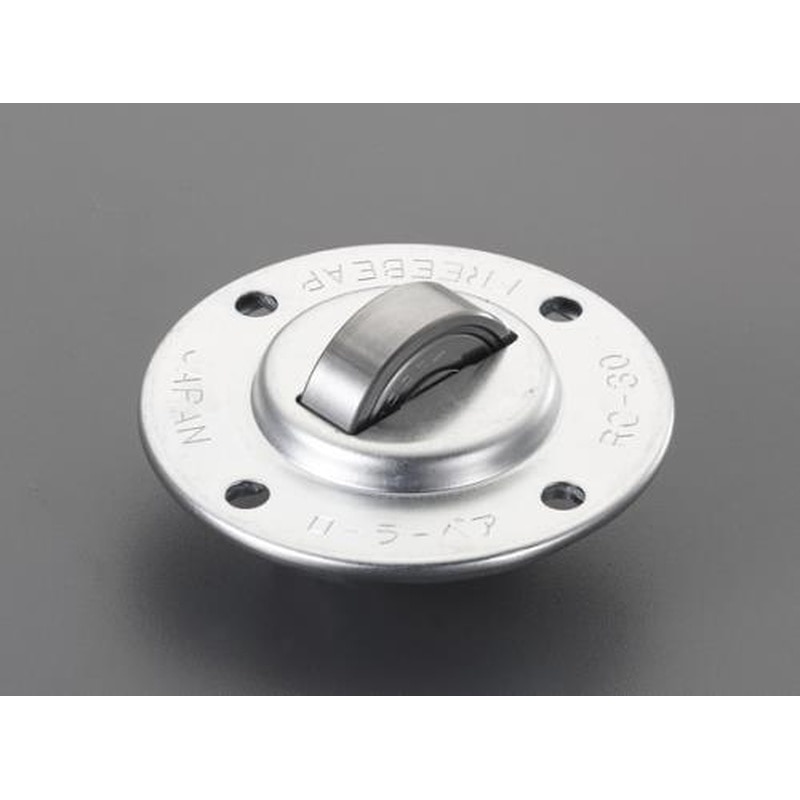 エスコ EA986S-91 55.5x26.0mm［スチール製]ローラーキャスター 1個（ご注文単位1個）【直送品】