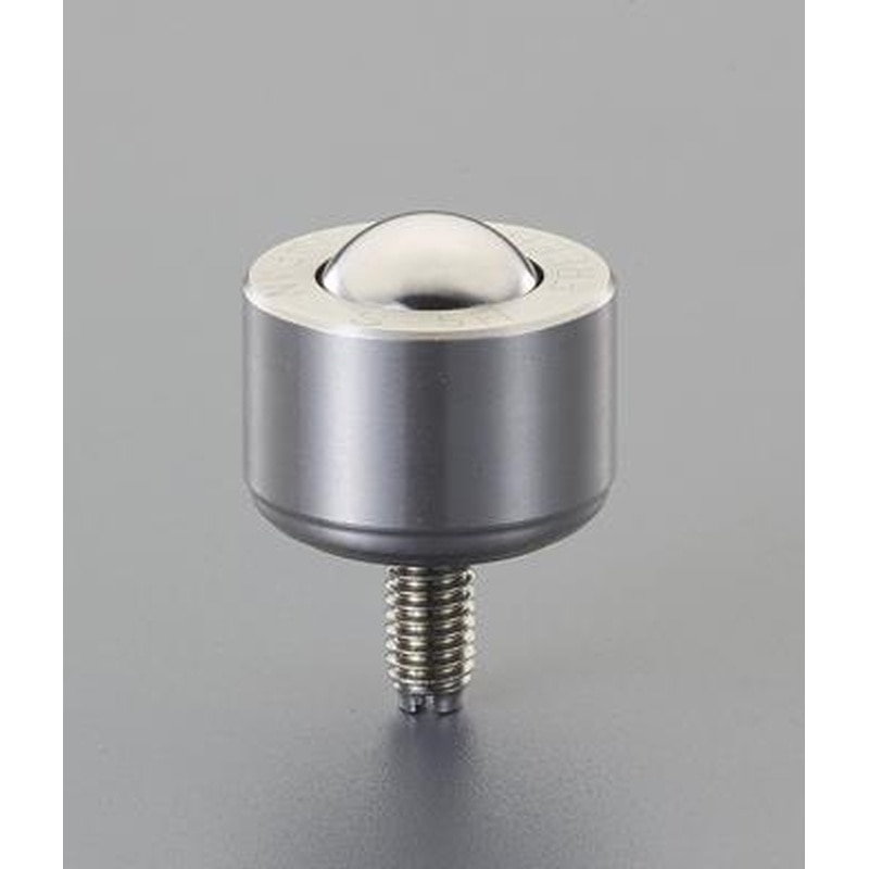 エスコ EA986S-114 42.0x63.0mm［ステンレス製]ボールキャスター(ネジ式) 1個（ご注文単位1個）【直送品】