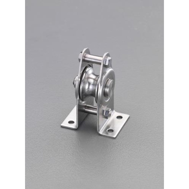 エスコ EA987HS-12 50mm/125kg縦型固定滑車(1車/メタル) 1個（ご注文単位1個）【直送品】