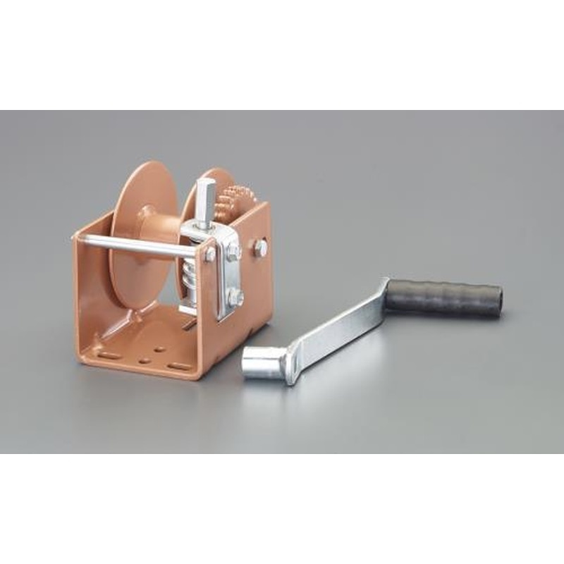 エスコ EA989RD-31 680kgハンドウィンチ(ウォームギア/脱着式ハンドル) 1個（ご注文単位1個）【直送品】