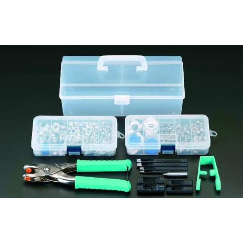 エスコ EA576MP-50 4-15mmハトメパンチセット 1個(ご注文単位1個)【直送品】