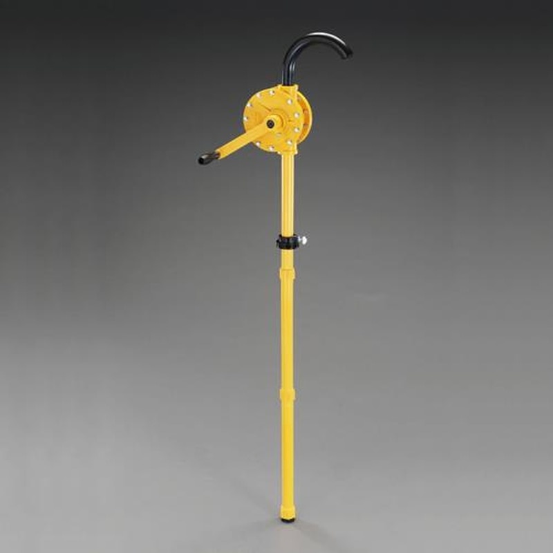 エスコ EA990XD-9A ドラム缶液体ポンプ(手廻し式ポリプロピレン製) 1個（ご注文単位1個）【直送品】