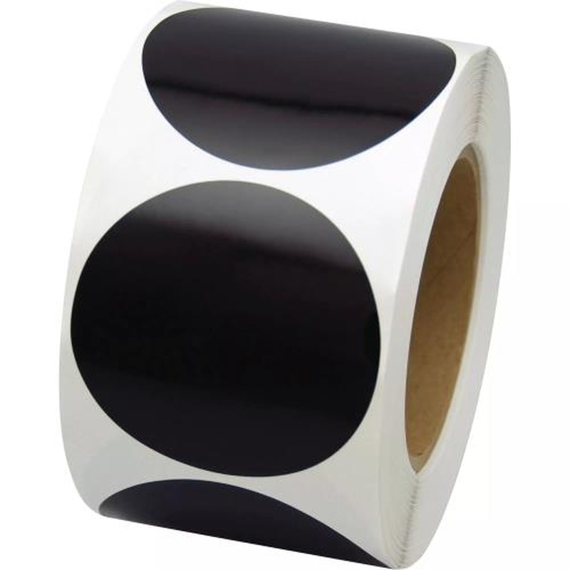 エスコ EA944SG-112 φ76mm〇型テープ(黒/100枚) 1個(ご注文単位1個)【直送品】