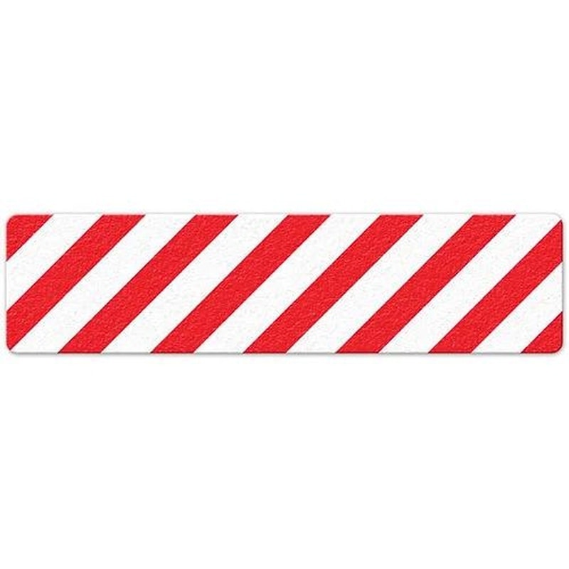 エスコ EA983BB-163 152x609mm路面道路標識［トラ柄白/赤] 1個（ご注文単位1個）【直送品】