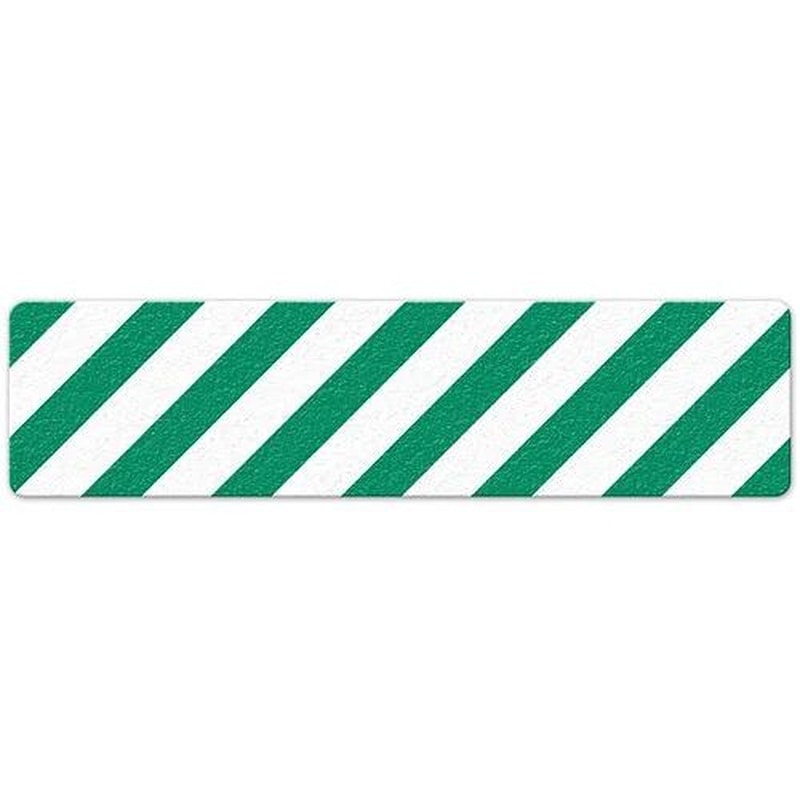 エスコ EA983BB-164 152x609mm路面道路標識［トラ柄白/緑] 1個（ご注文単位1個）【直送品】