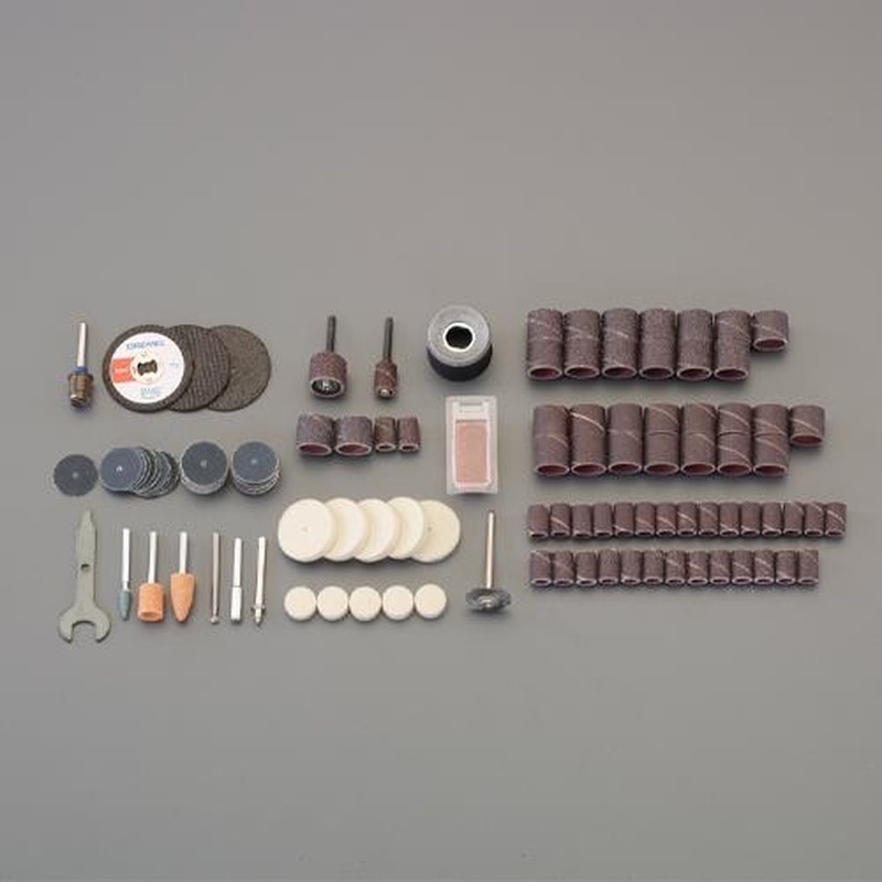 エスコ EA818E-153 (3.2mm軸)グラインダーアクセサリーセット 1個（ご注文単位1個）【直送品】