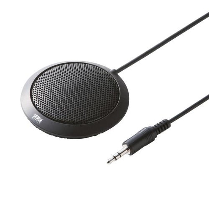 エスコ EA764AB-154A 1.5mマイクロホン(フラット型) 1個(ご注文単位1個)【直送品】