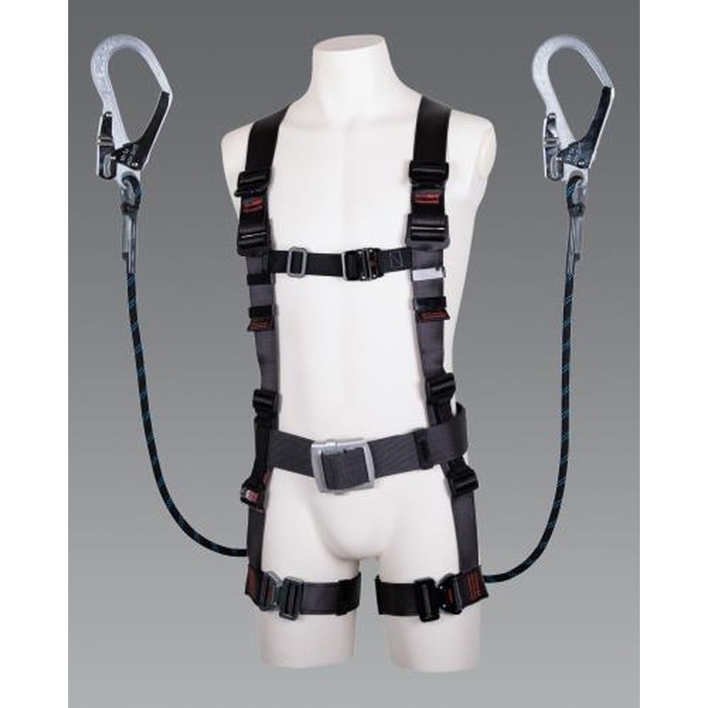 エスコ EA998FF-54 墜落制止用器具(フルハーネス/ツインランヤード) 1個（ご注文単位1個）【直送品】