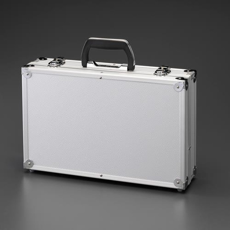 エスコ EA502TS-1A 400x100x250mmアタッシュケース(ウレタン無) 1個(ご注文単位1個)【直送品】