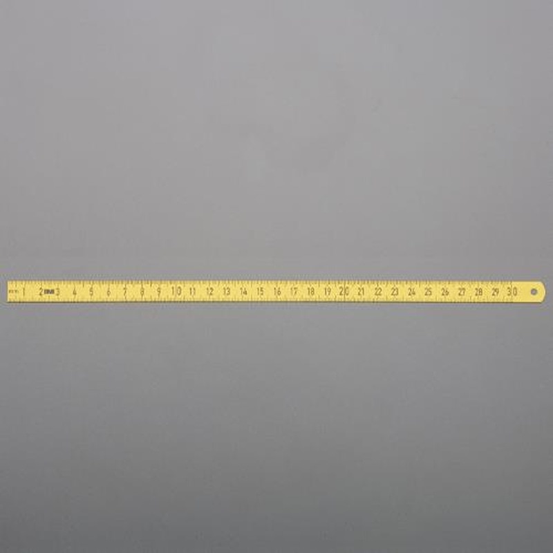 エスコ EA720YA-130 300x13.0mm直尺(スチール製) 1個（ご注文単位1個）【直送品】