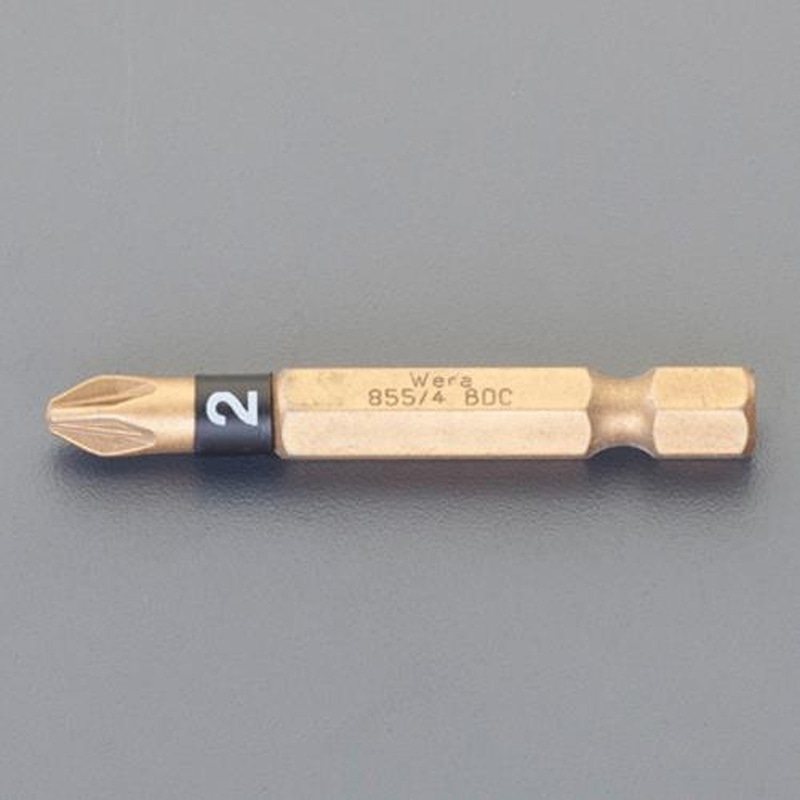 エスコ EA611AP-22 PZ2x50mm［Pozi]ドライバービット(ダイヤモンド付) 1個（ご注文単位1個）【直送品】