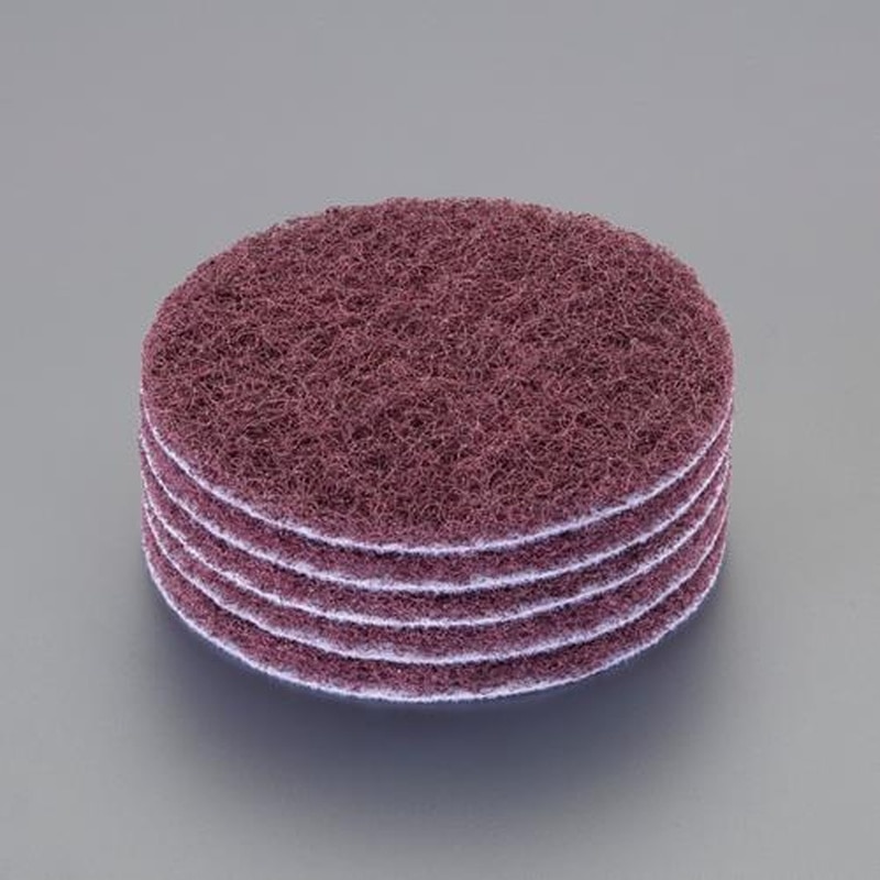 エスコ EA809XX-31A #100/125mmサンディングクロス(マジック式/5枚) 1個(ご注文単位1個)【直送品】