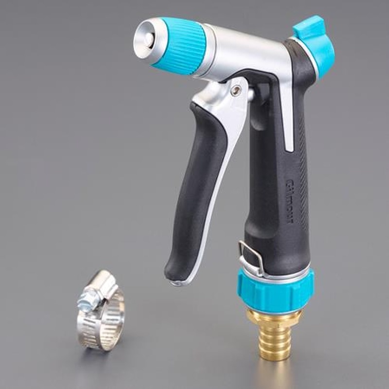 エスコ EA124LA-61RB スプレーノズル(15mm用ステム・ホースバンド付) 1個(ご注文単位1個)【直送品】