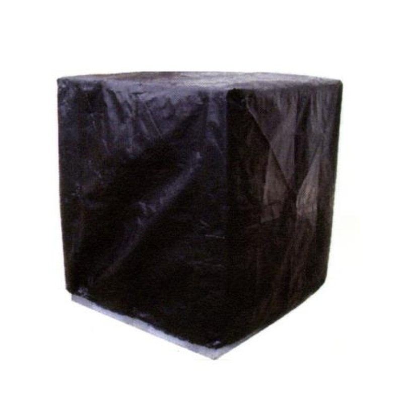 エスコ EA985PK-12A 1200x1200x1300mmパレットカバー(ファスナー式/黒) 1個（ご注文単位1個）【直送品】