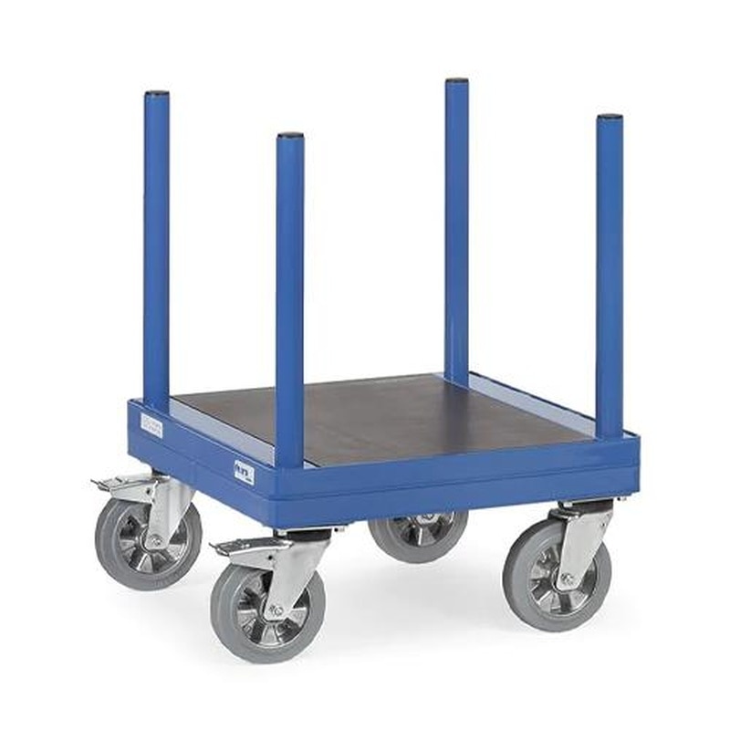 エスコ EA520BE-16 700x700mm/1500kg運搬車(長尺用/ブレーキ付) 1個(ご注文単位1個)【直送品】