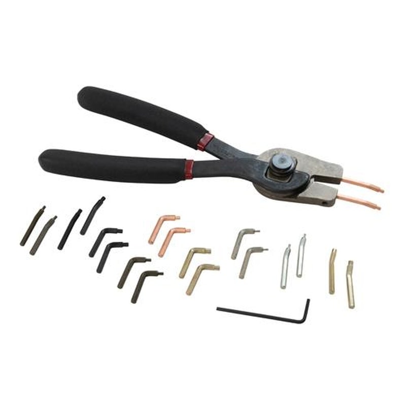 エスコ EA590HL-1 内外兼用スナップリングプライヤー 1個（ご注文単位1個）【直送品】