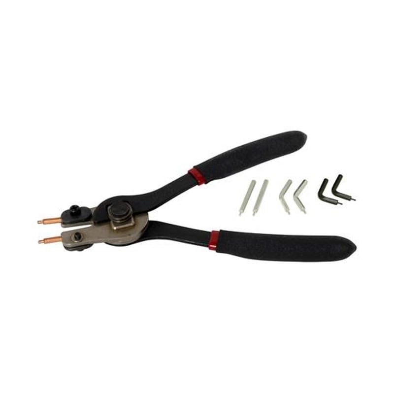 エスコ EA590HL-6 内外兼用スナップリングプライヤー 1個（ご注文単位1個）【直送品】