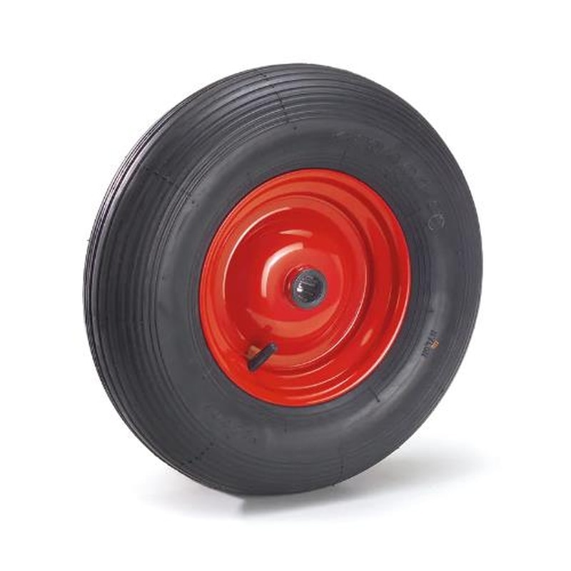 エスコ EA986CW-34 400x100mm空気入りタイヤ(スチールホイール) 1個(ご注文単位1個)【直送品】