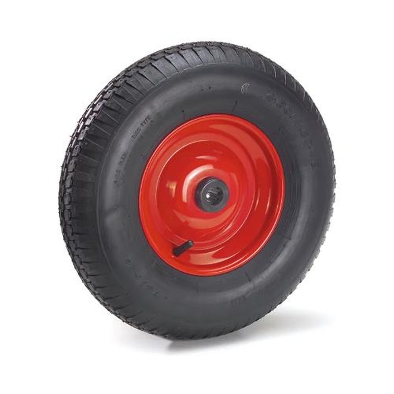 エスコ EA986CW-35 400x100mm空気入りタイヤ(スチールホイール) 1個(ご注文単位1個)【直送品】