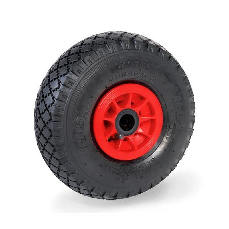 エスコ EA986CW-43 260x85mm空気入りタイヤ(プラスチックホイール) 1個(ご注文単位1個)【直送品】