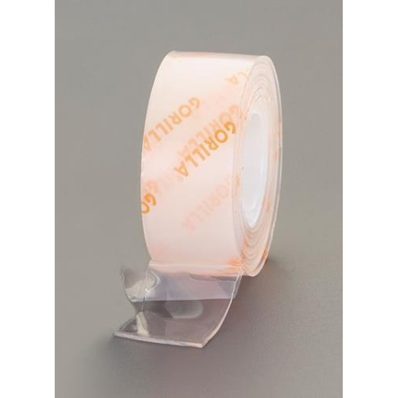 エスコ EA944RV-32 25.4mmx1.5m超強力両面テープ(粗面用/クリア) 1個（ご注文単位1個）【直送品】