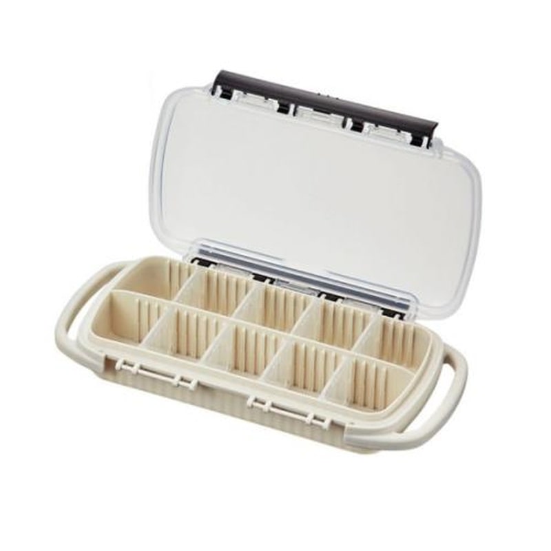 エスコ EA508KD-71 214x105x35mmパーツケース(両開き式) 1個（ご注文単位1個）【直送品】