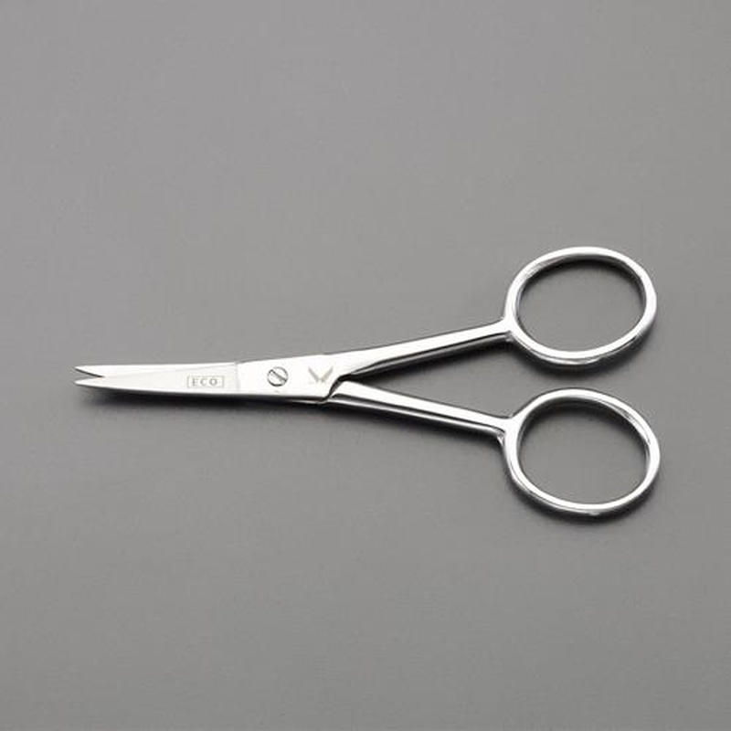 エスコ EA540K-54 100mm刺繍用はさみ(ソリ刃) 1個(ご注文単位1個)【直送品】