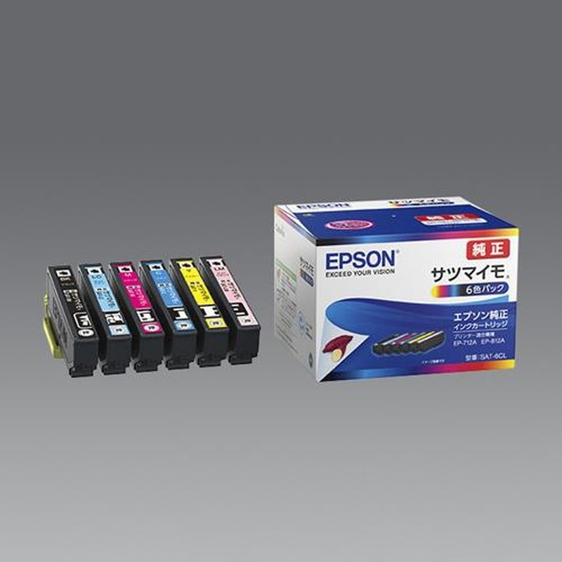 エスコ EA759X-140[エプソン]インクカートリッジ(6色パック/SAT-6CL) 1個（ご注文単位1個）【直送品】