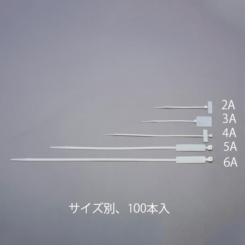 エスコ EA475HB-2A 110x2.5mm/8x25mmマーカーバンド(100本) 1個（ご注文単位1個）【直送品】
