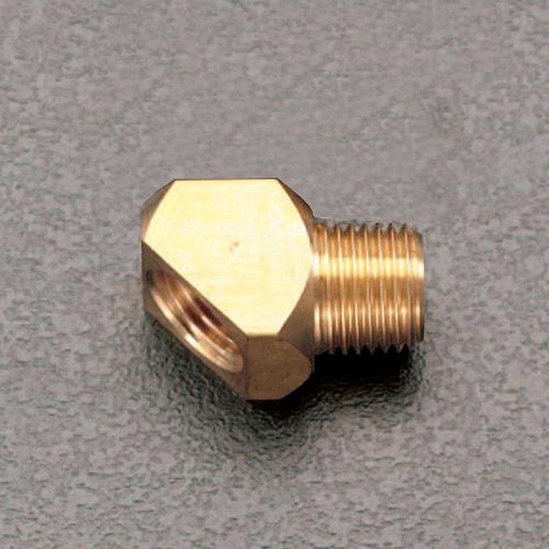 エスコ EA141AG-2A R1/4”xRc1/4”/45゜エルボ 1個(ご注文単位1個)【直送品】