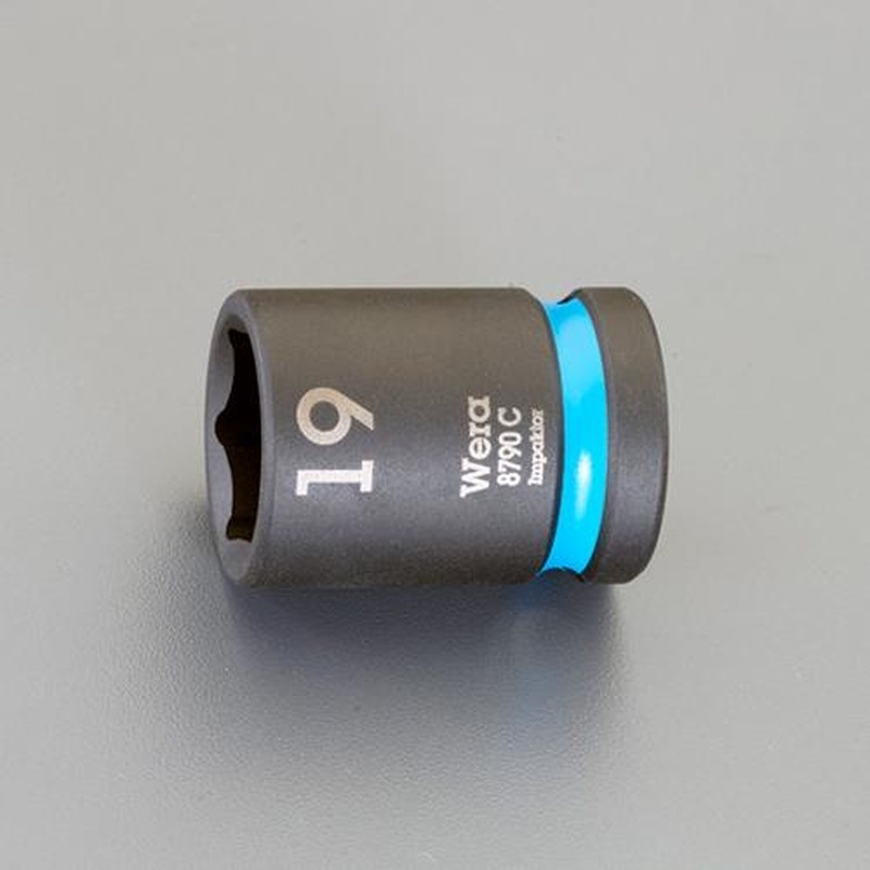 エスコ EA164DY-119 1/2”DRx19mmインパクトソケット 1個(ご注文単位1個)【直送品】