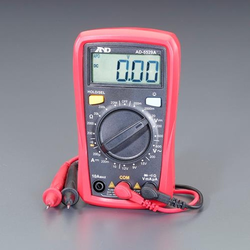 エスコ EA707AD-12A デジタルマルチテスター 1個(ご注文単位1個)【直送品】