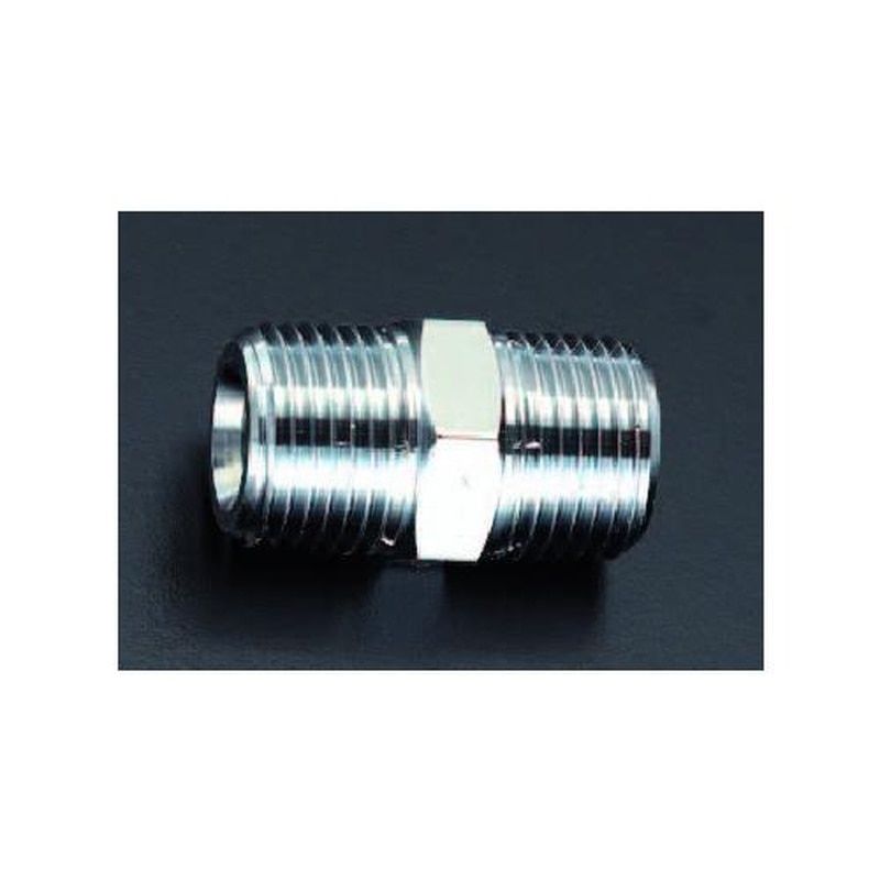 エスコ EA141AV-306A R3/8”xR3/8”ニップル 1個(ご注文単位1個)【直送品】