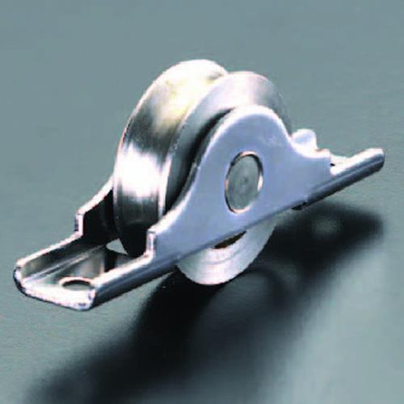 エスコ EA986R-1A 30mm戸車(丸レール用・ステンレス製) 1個(ご注文単位1個)【直送品】