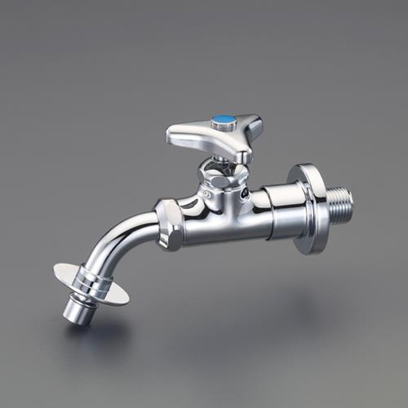 エスコ EA468CJ-8 PJ1/2”洗濯機水栓(送り座付/寒冷地兼用) 1個（ご注文単位1個）【直送品】
