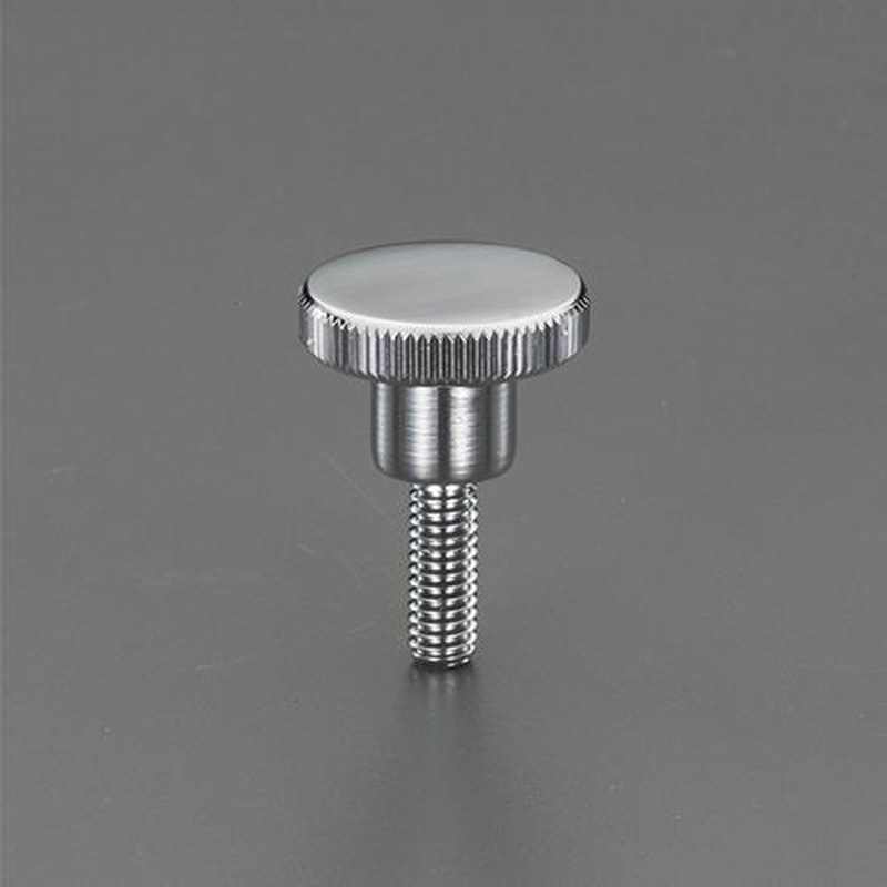 エスコ EA948BB-14A M10x30mm/φ36mmローレットノブ(雄ねじ/スチール製) 1個（ご注文単位1個）【直送品】