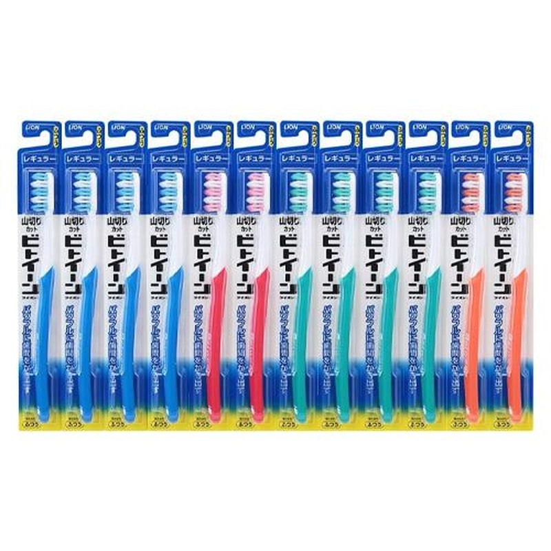 エスコ EA109DZ-22B 歯ブラシ(ビトイーン/レギュラー/ふつう/12本) 1個（ご注文単位1個）【直送品】