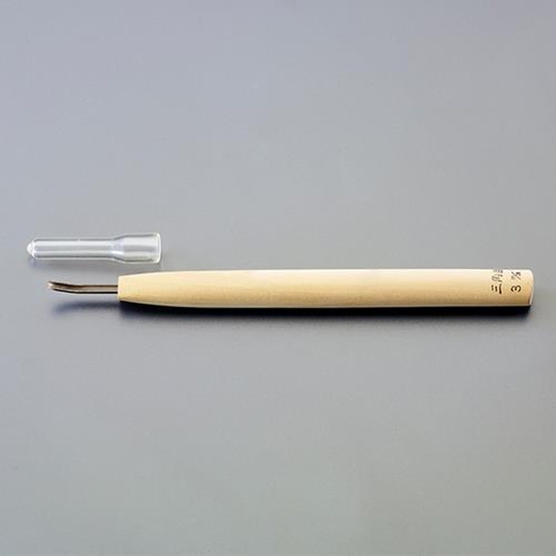 エスコ EA588MV-1.5 1.5mm彫刻刀(安来鋼/三角曲型) 1個（ご注文単位1個）【直送品】