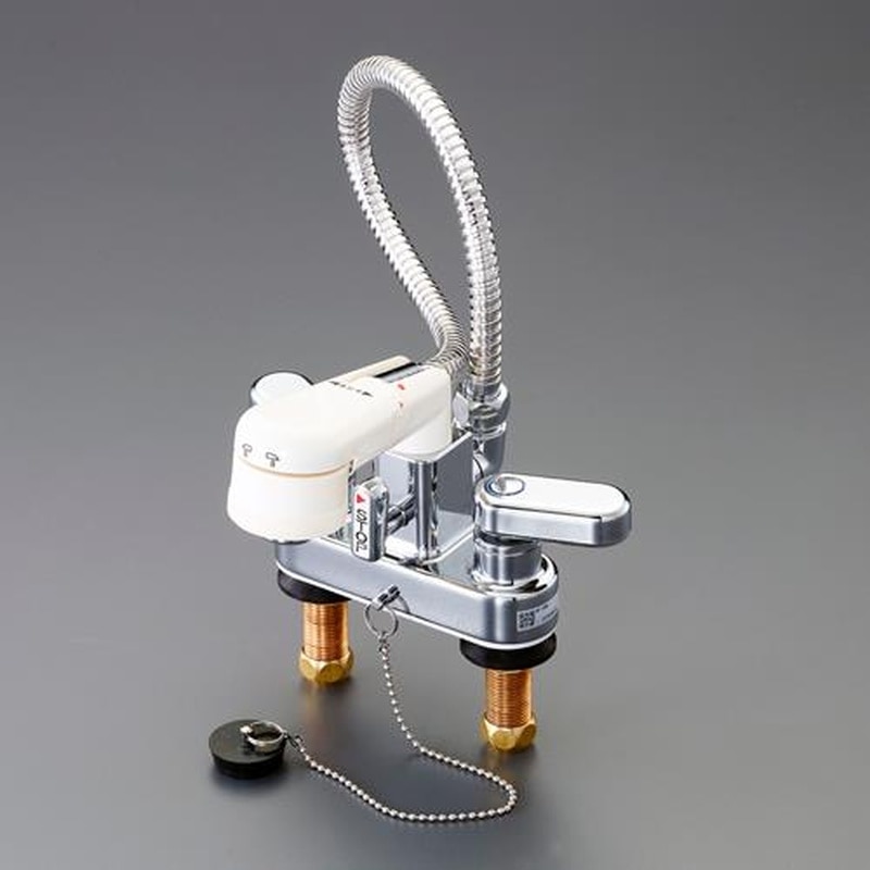 エスコ EA468HA-8 シングル混合水栓(シャワー式) 1個(ご注文単位1個)【直送品】