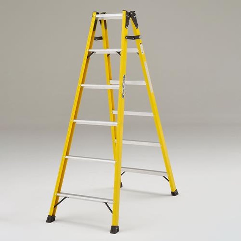 エスコ EA903SD-3A 1.39mはしご兼用脚立(絶縁/FRP製) 1個(ご注文単位1個)【直送品】