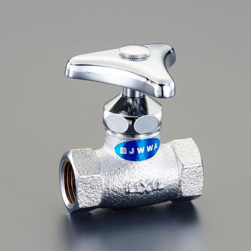 エスコ EA468HA-43 止水栓 1個(ご注文単位1個)【直送品】