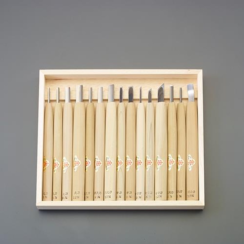 エスコ EA588M-3 15本組彫刻刀セット 1個(ご注文単位1個)【直送品】