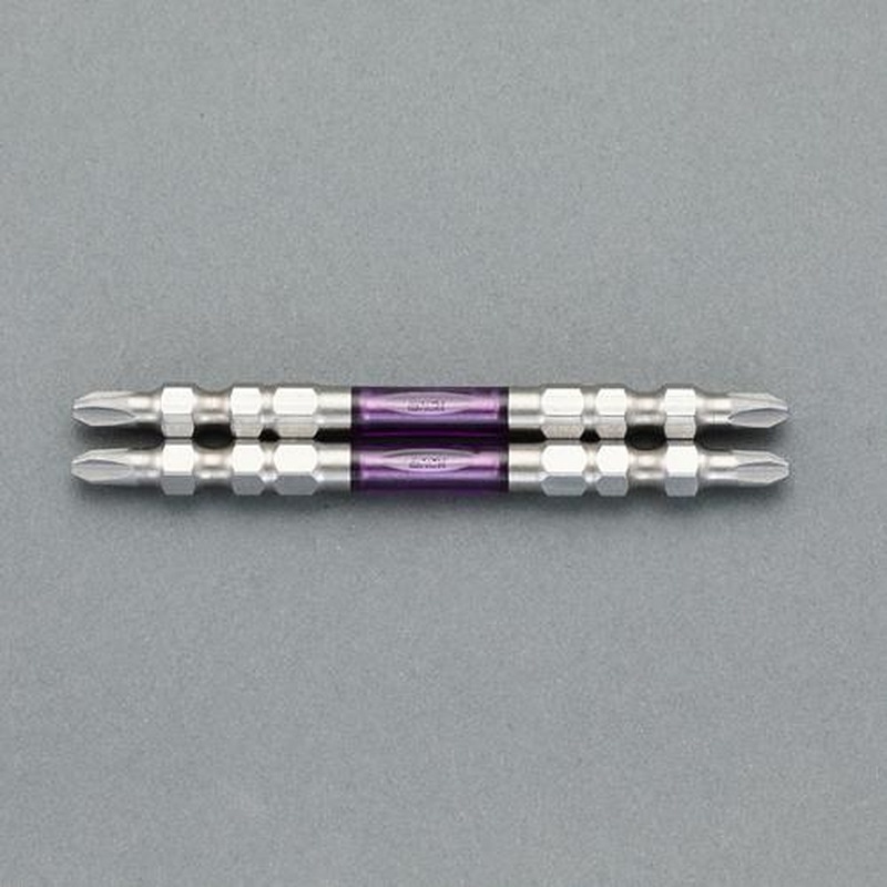 エスコ EA813AE-31 #2x65mm衝撃吸収スリムビット(2本組) 1個（ご注文単位1個）【直送品】