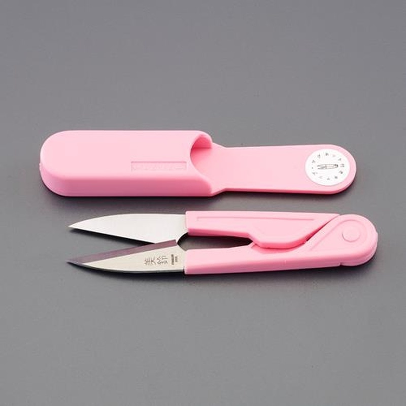 エスコ EA916HD-22 110mm糸切りはさみ(安全キャップ付) 1個(ご注文単位1個)【直送品】