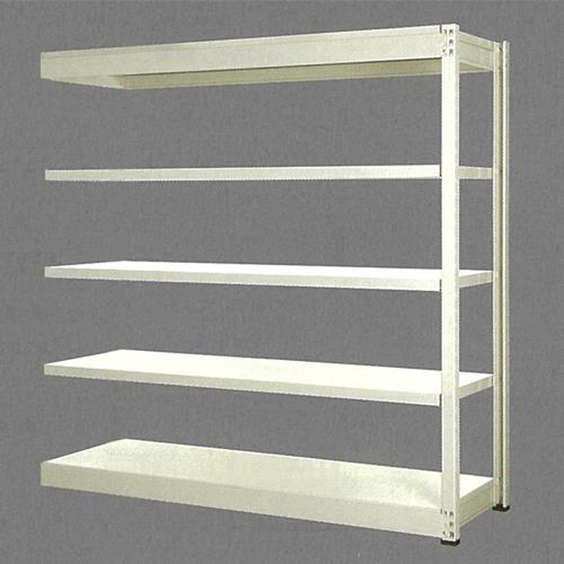 エスコ EA976DN-180RB 1790x450x1800mm/150kg/5段スチール棚(連結用) 1個（ご注文単位1個）【直送品】