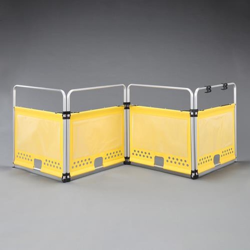 エスコ EA983D-202 2748x20x749mm無地スタンド(4連/ポケット付) 1個(ご注文単位1個)【直送品】