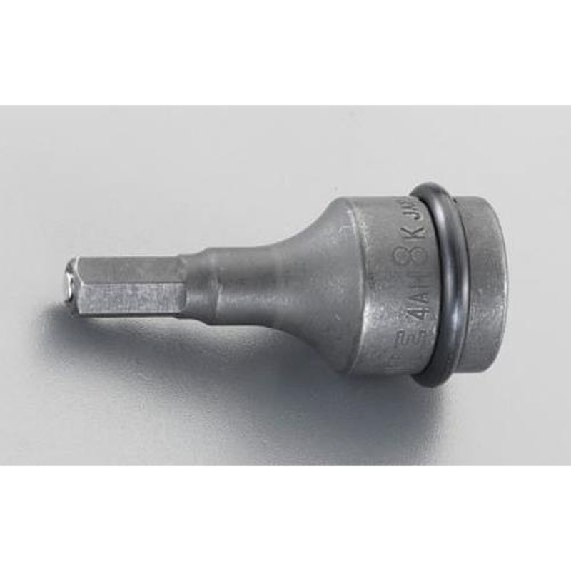 エスコ EA164MH-308 1/2”DR/8x60mm［HEX]ビットソケット(マグネット付) 1個（ご注文単位1個）【直送品】
