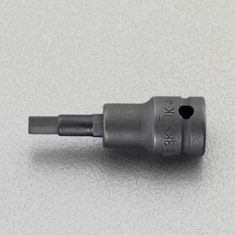 エスコ EA164mm-208 3/8”DR/8x54mm［INHEX]ビットソケット(マグネット付) 1個（ご注文単位1個）【直送品】